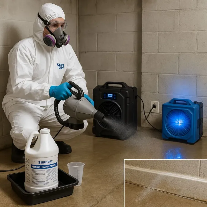 Sanitization and Odor Removal process in Reed City, MI